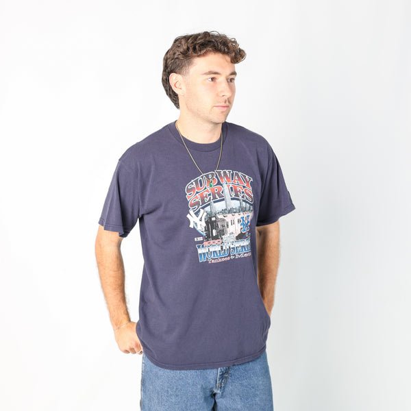 Navy Blue y2ks Puma T-Shirt (XL)